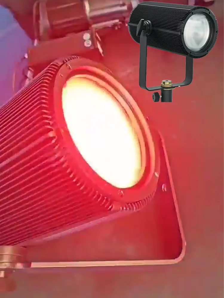 200W IP65 Pendant House Light Single Bi RGBAL RGBALC COB Ra≥90 Three Optional Beam 25/45/60Deg Four Dim Curve 500-25000Hz RDM DMX 3CH Fan-Free Aluminum Lamp Outdoor Fixture Silent Structure Indoor Outdoor Commercial Decoration Equipment for Church Wedding Theatre Projects