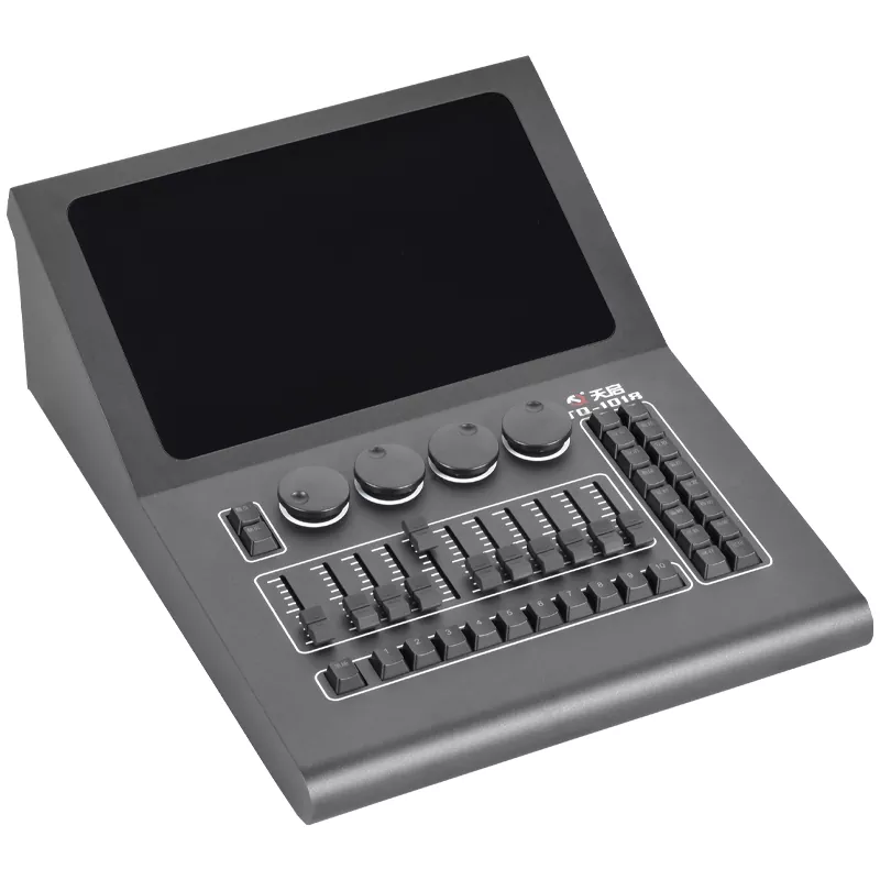 4 1018 Touch Screen Lighting Console Intel CPU 128G SSD 4G RAM 11.6 Inch Ultra-sensitive Capacitive Screen 4 Isolated DMX Ports UPS Backup 60-Minute Emergency Working Controller RDM Art-Net Stage Performance Hardware Wireless Mobile Tablet Remote Control Device Light Controller Desk