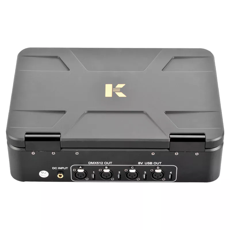 4 BATON-X4 Foldable Compact Lighting Console Custom Industrial Mainboard Intel CPU 4G RAM 128G SSD 11.6Inch Capacitive Touch UPS 2048DMX Art-Net 4096CH RDM Wireless Remote Controller Stage Hardware Multi-Function Light Desk Indoor Outdoor Compact Event Lighting Device