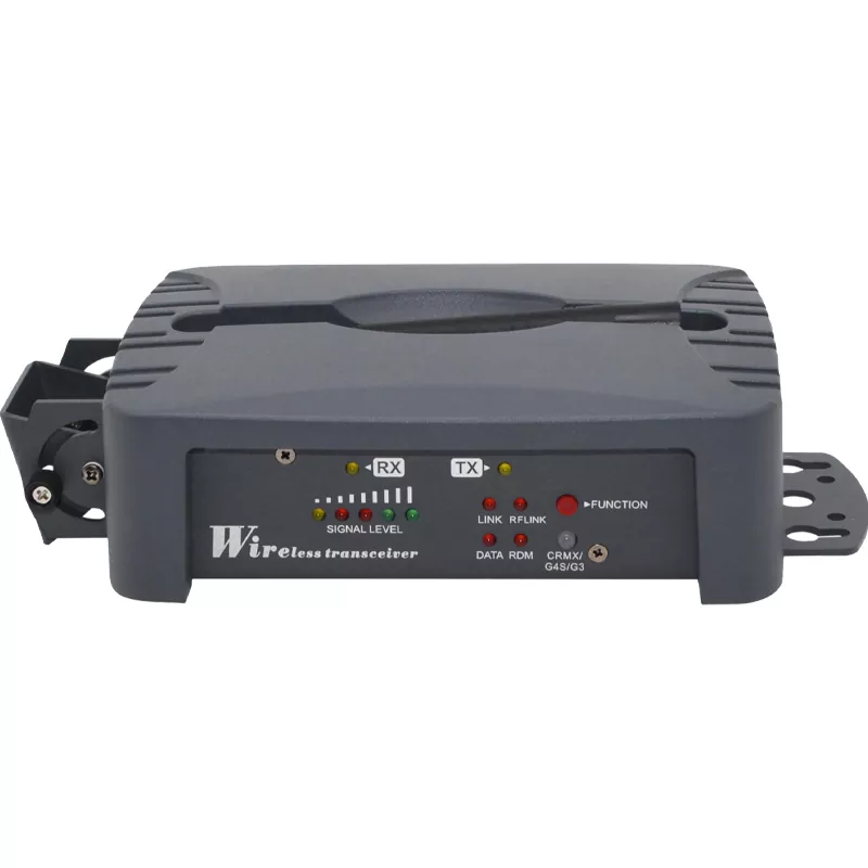 Indoor DMX Wireless Transceiver CRMX W-DMX Tech 300M Range 20-26.4DBM Cast Aluminum Neutrik 3Pin XLR Multi Installation Wide Voltage Anti-interference CE UL Standard Wireless DMX Receiver Transmitter Professional Lighting Device 2403-2479MHZ Wireless DMX System Indoor Stage Accessory for Live Stage Equipment