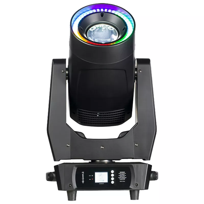 280W BWS LED Ring Moving Head 250W White 96RGB Strip AC100-240V 22/25 DMX 8.5-35° Zoom LCD IP20 Stage Light Electronic Focus Multi Strobe Fixture Wide Adjustable Beam Equipment Multi Scene Programmable Performance Lamp for Banquet Club Venue Festival Wedding Evening Party Stage