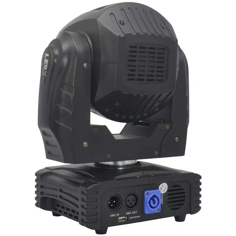 4 7*15W RGBW LED Zoom Wash Moving Head 95W 5/16 DMX LED Display IP20 Stage Light 50000H Long Lifespan Wide Wash Lighting Equipment Indoor Party Rental Lamp for Live Performance Dance Studio Talent Show Fashion Shoot Banquet Wedding Venue Stage