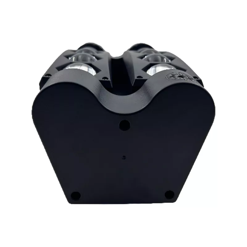 8 Eyes Spider Moving Head Light With RG Laser 40W 8*3W RGBW LED Super Stage Fixture Sync Equipment Wide Voltage Party Lamp Fast Strobe Auto Run Program Manual Button Control Mini Effect Light for KTV Disco Room Cafe Live Gig Rental Booth Performance Show Mini Stage