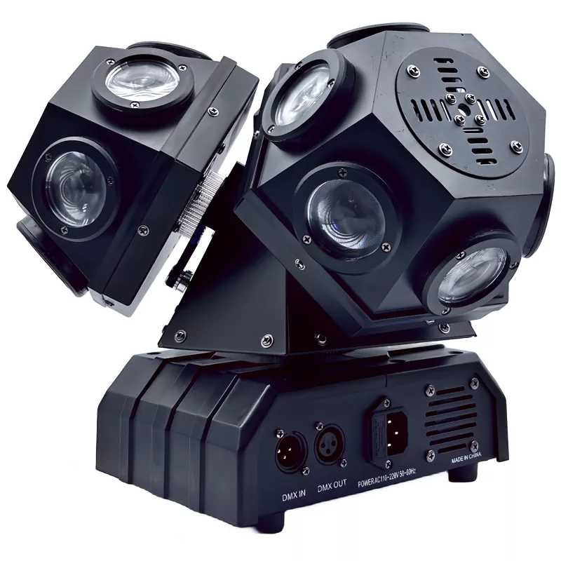 4 18*12W 4IN1 RGBW Moving Head Light RG&B Triple Laser 180W AC90-240V 15/18 DMX 540°Pan 220°Tilt Fan Cooling Stage Fixture Sync Independent Laser Control LED Menu Equipment Indoor Performance Lamp Multiple Built-in Macro Effects Party Lighting Unit for Music Bar Dance Room Banquet Indoor Show Mini Stage