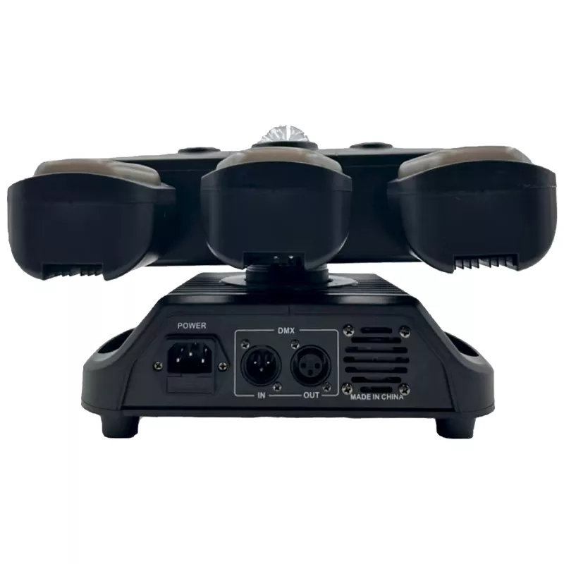 4 Six Heads Beam Effect Moving Head Light 120W CREE RGBW RG Laser Golden Strip Smooth Dimming Fan Cool Stage Fixture Built-in Strip Macro Adjustable Speed Equipment Party Lamp Bar Restaurant Disco Lighting Unit for Dinner Restaurant Disco Club Live Band Small Stage Party Venue Wedding Events