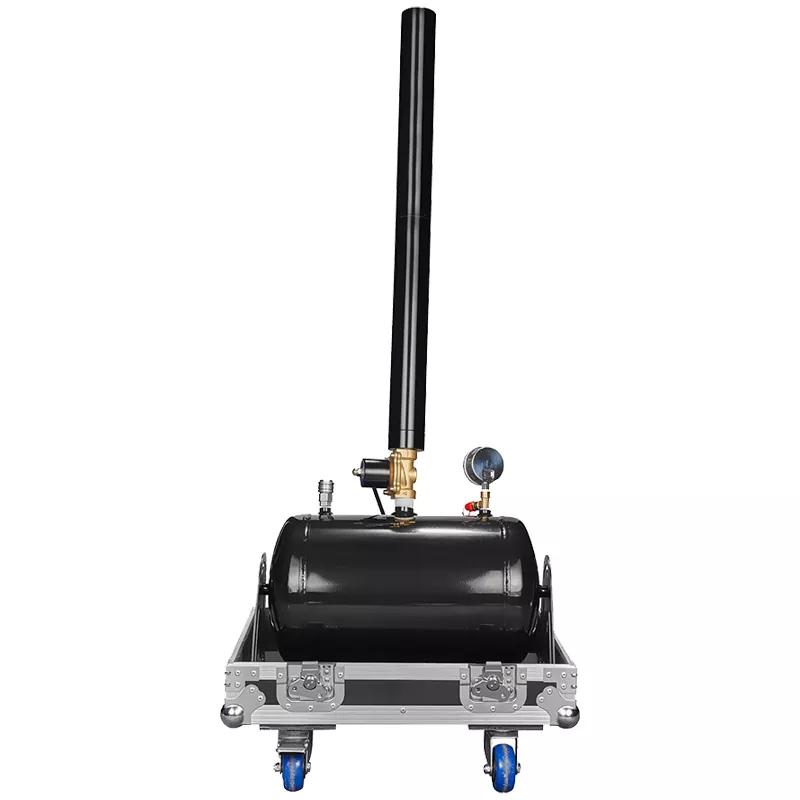 DMX512 Large Confetti Cannon Machine Blaster 180W/10-15m High Power Confetti Cannon Compressed Air with Case Stage Celebration Device Manual Adjustable Angle for Wedding Party Event Show Ceremony Club