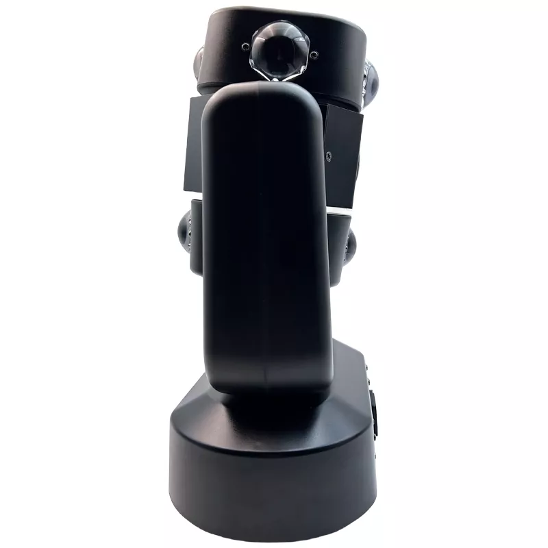 6 Multi Arm Wind Fire Wheel Moving Head Light 150W 8*15W CREE RGBW Dual RG Lasers Golden Strobe Stage Fixture Built-in Macro Effect Equipment Indoor Party KTV Wedding Performance Unit for Bar Wedding Ceremony Rental Event Wedding Rental Mini Stage