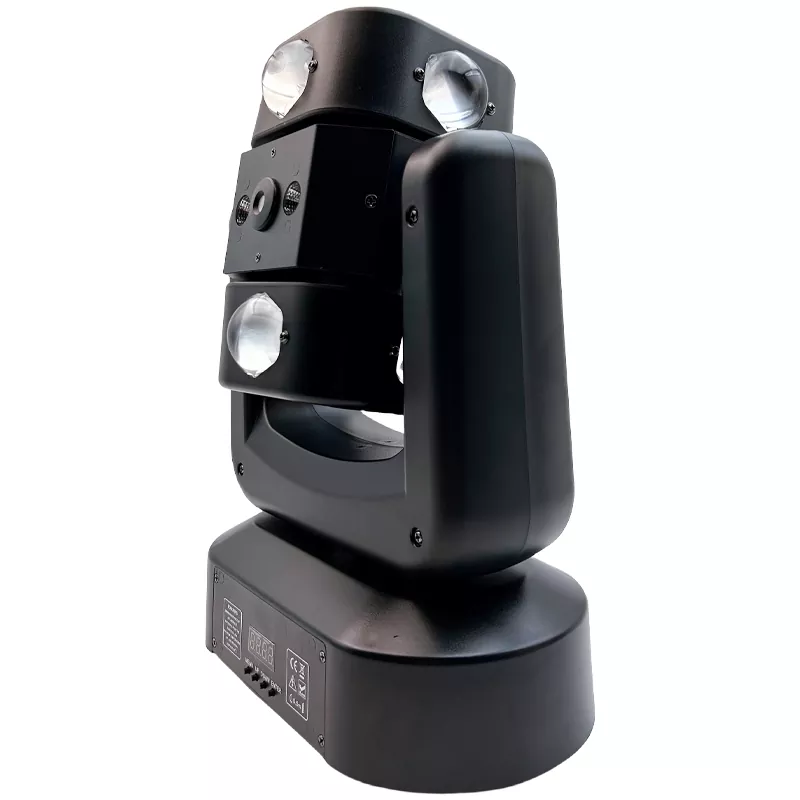 8 Multi Arm Wind Fire Wheel Moving Head Light 150W 8*15W CREE RGBW Dual RG Lasers Golden Strobe Stage Fixture Built-in Macro Effect Equipment Indoor Party KTV Wedding Performance Unit for Bar Wedding Ceremony Rental Event Wedding Rental Mini Stage