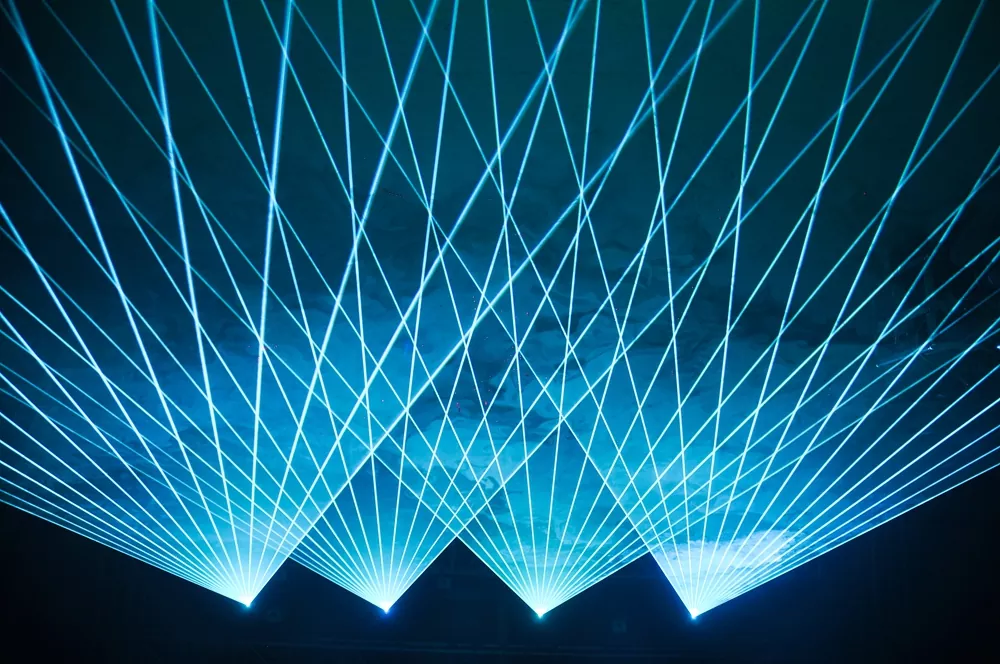 RGB laser beam alignment adjustment screw panel detail