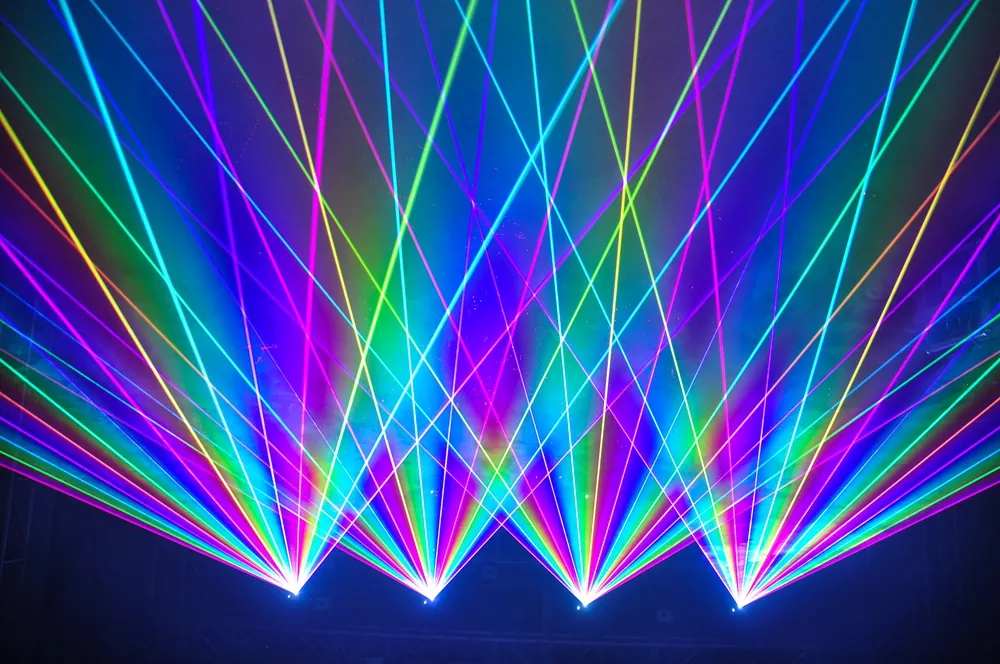 RGB laser beam alignment adjustment screw panel detail
