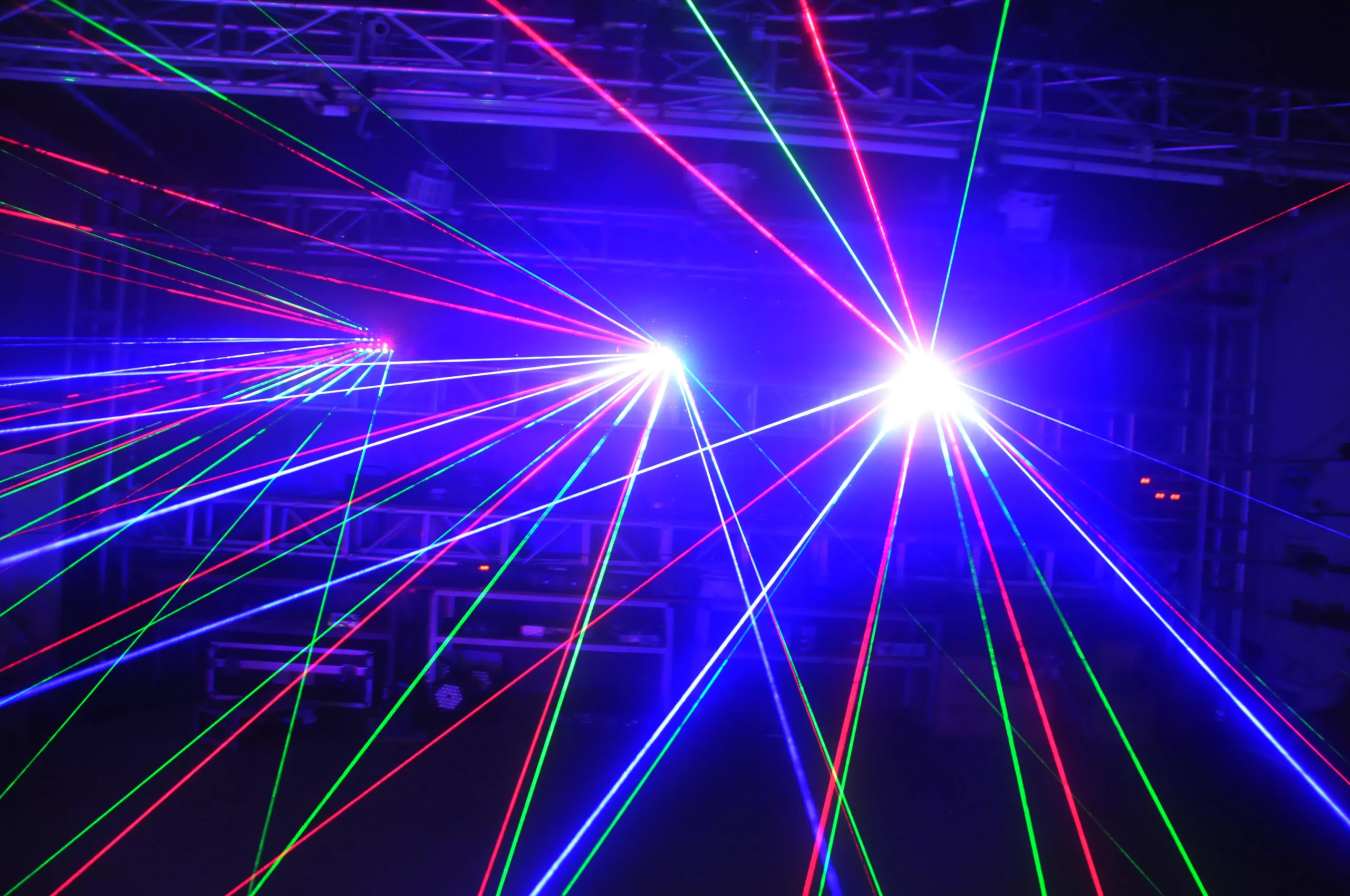 40-beam Laser Red RGB Array 5×8 Layout 50°Horizontal 30°Vertical Scan Single-mode Diode 41CH DMX Sound Auto Manual Key Interlock 50W Compact 2.9Kg Stage Light Matrix Small Divergence Universal Voltage Laser Projector for Large Performance Venues Entertainment Lighting Equipment