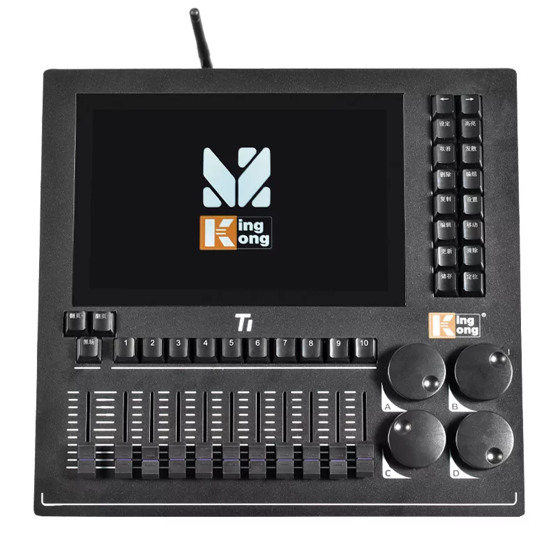 T1 (3) T1 Touch Lighting Console Portable 1024 Appearance Ubuntu Multi-language OS 4G RAM Quad-Core 10.1 Inch Touch Screen 1024 DMX Channels RT-NET Expandable 4096 Channel Stage Controller USB Port RJ45 Network WIFI Lightweight Universal Voltage Performance Light Desk