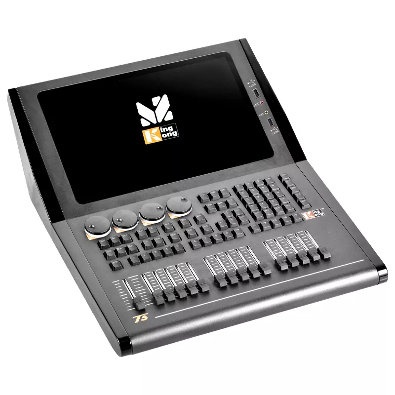 T3 (2) T3 Touch DMX Lighting Console Ubuntu Custom Multi-Language OS 4G RAM Quad-Core CPU 15.6inch Touch Screen 4 Isolated DMX Ports ART-Net Extendable Up To 4096 DMX Channels Stage Controller RJ45 LAN WIFI Dual Console Universal Voltage Indoor Outdoor Event Lighting Unit