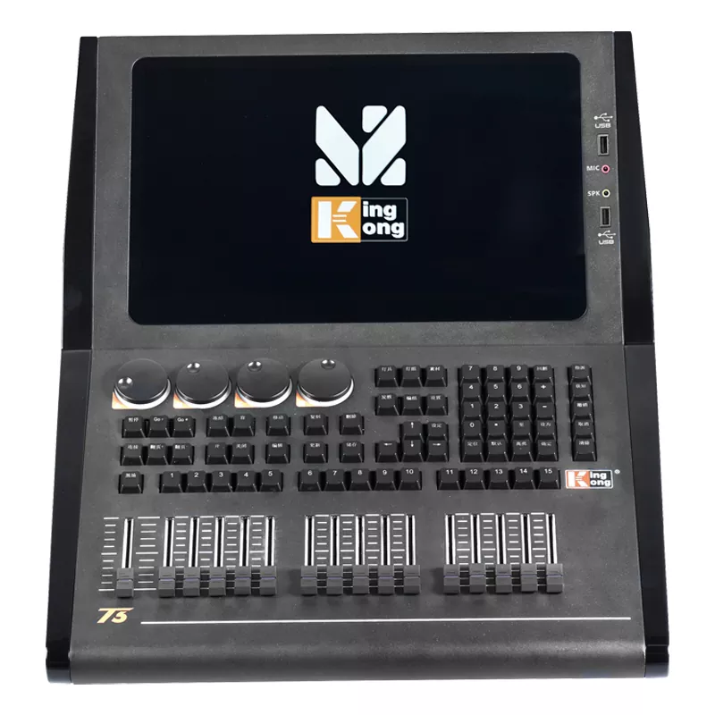 T3 (3) T3 Touch DMX Lighting Console Ubuntu Custom Multi-Language OS 4G RAM Quad-Core CPU 15.6inch Touch Screen 4 Isolated DMX Ports ART-Net Extendable Up To 4096 DMX Channels Stage Controller RJ45 LAN WIFI Dual Console Universal Voltage Indoor Outdoor Event Lighting Unit