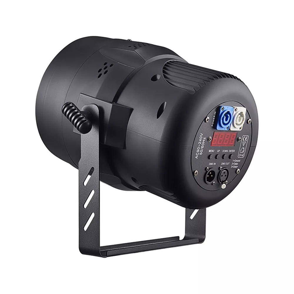 Zoom‑Aperture Lens‑Assembly Detail Shot Of The 300W 19×15W RGBW 4‑In‑1 Zoom Aperture LED Par Light