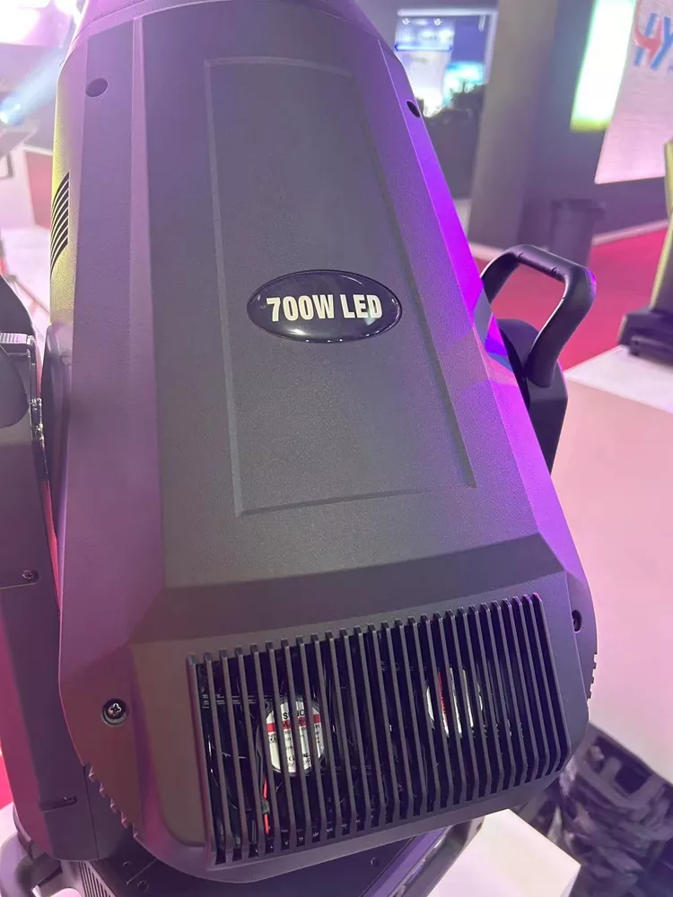 700W BSW Profile Moving Head 180mm Lens CMY Mix CTO 2700K-7000K 36/41 DMX Channels Static Rotating Gobo Color Animation Wheel 3-facet Prism 5°-55° Beam Angle Dustproof Stage Light Flicker-free Professional Performance Fixture Entertainment Lighting Equipment Stage Projector