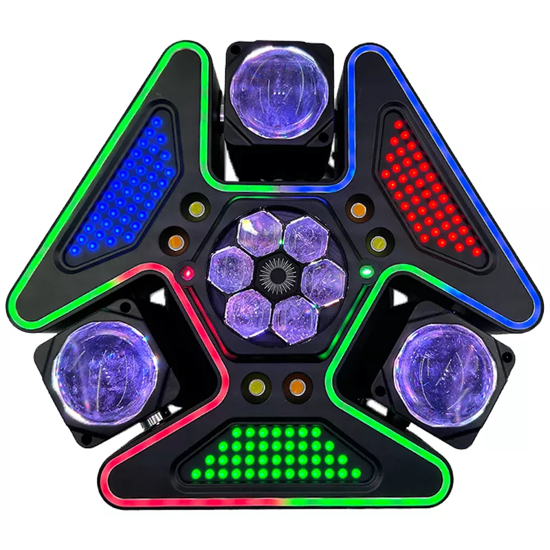 Multi LED Chips Three-in-one Beads 20F/S Strobe DMX Master-slave Auto Voice Control Digital Display Lighting Lamp 15*10W CREE RGBW Laser White Gold Strobe Stage Fixture Professional Entertainment Device Preset Light Effects Equipment for Pub KTV Bar Party Show Performance