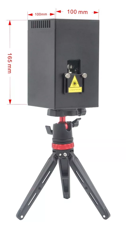 Mini Bluetooth Laser 25KPPS Scanner IP54 Dustproof Oil Resistant 6800mAh Battery 3H Runtime 400+ Graphics Text Picture Drawing APP Auto Control Portable Stage Light Compact RGB Animation Laser 4W Small Beam Portable Wireless Laser Light Professional Lighting Device Entertainment Fixture for Indoor Outdoor Shows