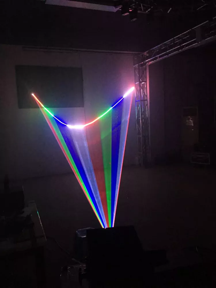 5W 8W Optional Laser Beams Projector High-stability RGB Laser Wide Temp Range Dustproof Compact Body Linear Brightness Adjust Full Pattern Settings Auto Protection ILDA Interface Entertainment Fixture DMX ILDA Sound Auto Master-Slave for Entertainment Fixture KTV Bar Party Venue Indoor Performance Equipment