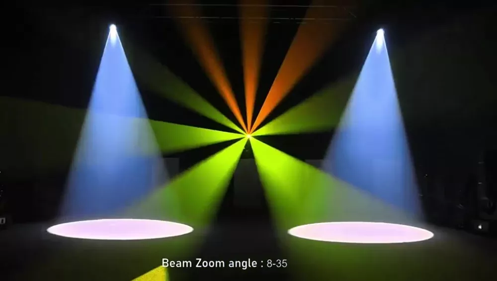 280W BWS LED Ring Moving Head 250W White 96RGB Strip AC100-240V 22/25 DMX 8.5-35° Zoom LCD IP20 Stage Light Electronic Focus Multi Strobe Fixture Wide Adjustable Beam Equipment Multi Scene Programmable Performance Lamp for Banquet Club Venue Festival Wedding Evening Party Stage