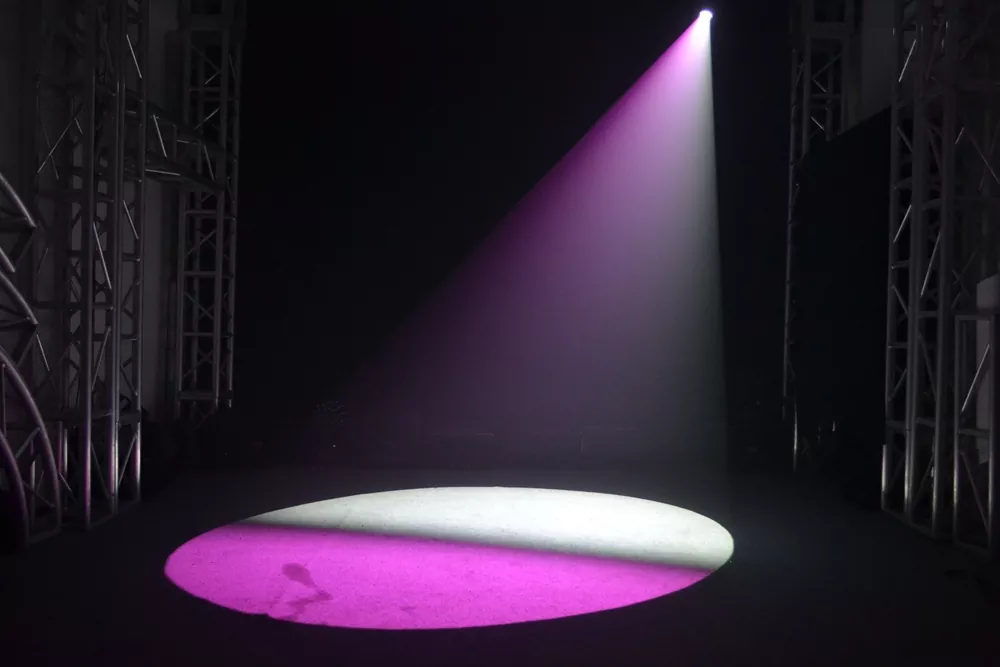 250W LED Moving Head Spot Zoom Wash 17/20 DMX Channels 540° 270° 16bit Scan 7-35° Zoom 8 Colors 11 Static 7 Rotating Gobos 3-facet Prism RDM Stage Light Bi-directional Prism Lighting Fixture Lightweight Indoor Performance Equipment for Stage Entertainment Use