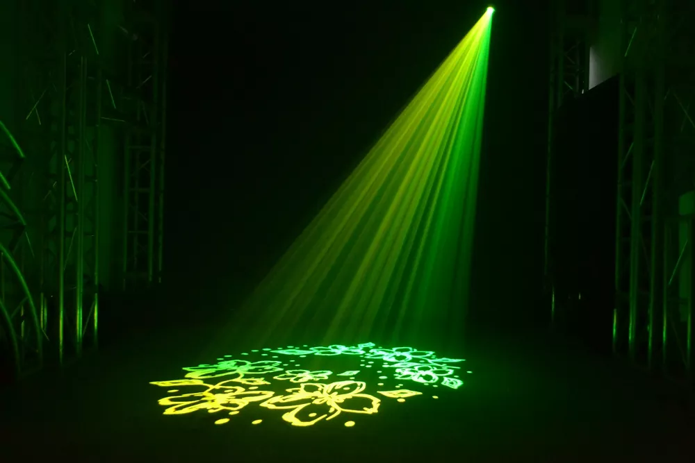 250W LED Moving Head Spot Zoom Wash 17/20 DMX Channels 540° 270° 16bit Scan 7-35° Zoom 8 Colors 11 Static 7 Rotating Gobos 3-facet Prism RDM Stage Light Bi-directional Prism Lighting Fixture Lightweight Indoor Performance Equipment for Stage Entertainment Use