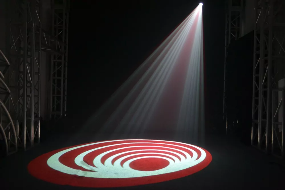 250W LED Moving Head Spot Zoom Wash 17/20 DMX Channels 540° 270° 16bit Scan 7-35° Zoom 8 Colors 11 Static 7 Rotating Gobos 3-facet Prism RDM Stage Light Bi-directional Prism Lighting Fixture Lightweight Indoor Performance Equipment for Stage Entertainment Use