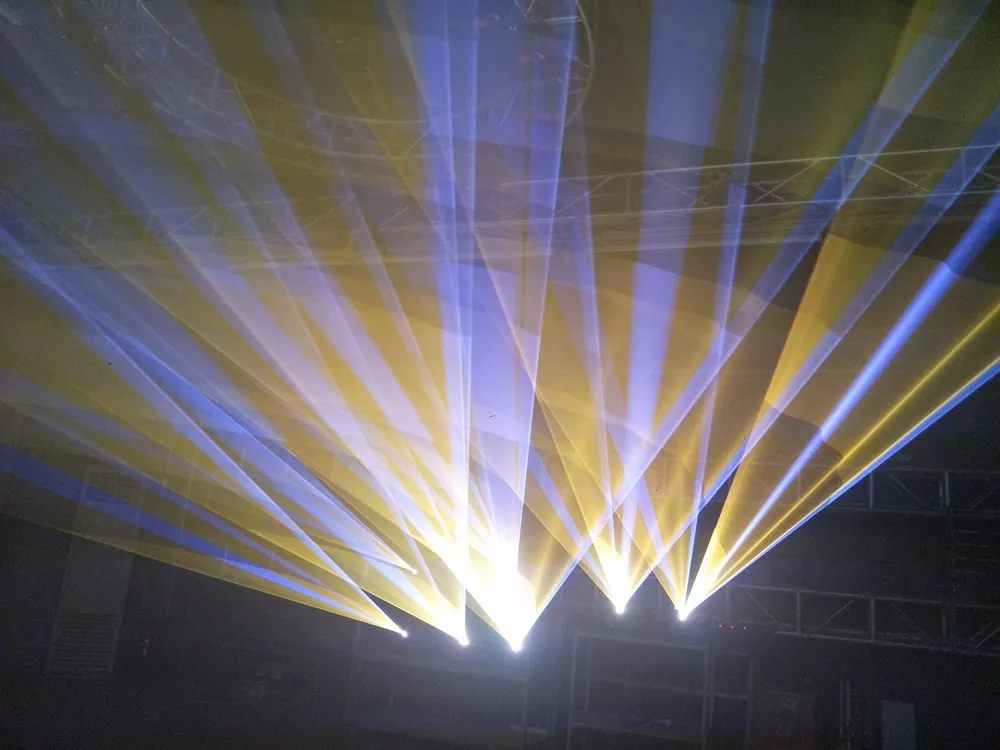 5W 8W Optional Laser Beams Projector High-stability RGB Laser Wide Temp Range Dustproof Compact Body Linear Brightness Adjust Full Pattern Settings Auto Protection ILDA Interface Entertainment Fixture DMX ILDA Sound Auto Master-Slave for Entertainment Fixture KTV Bar Party Venue Indoor Performance Equipment