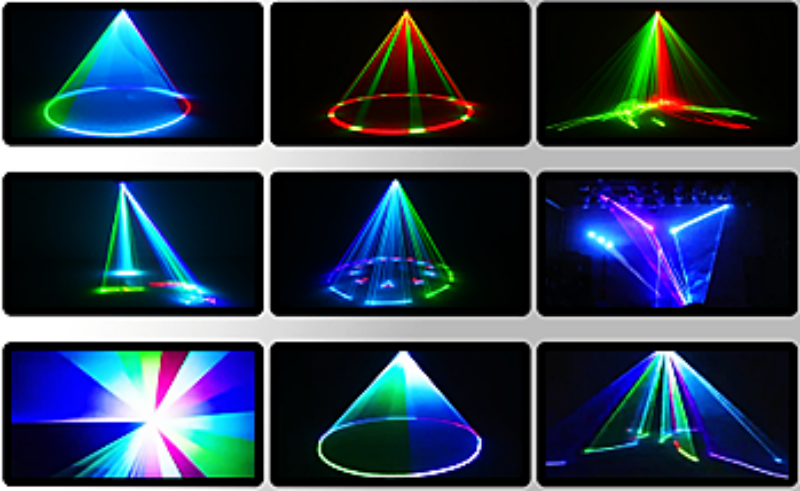 效果图 5W/6W/8W/10W RGB Moving Laser 20Kpps ±50° Scanner TTL Modulation 29/46CH DMX Master-Slave Sound Auto 2000+ Built-in Effects Digital Display 100-240V Indoor Stage Light High-speed Scan Animation Laser for KTV Bar Banquet Venues Indoor Entertainment Lighting Stage Fixture