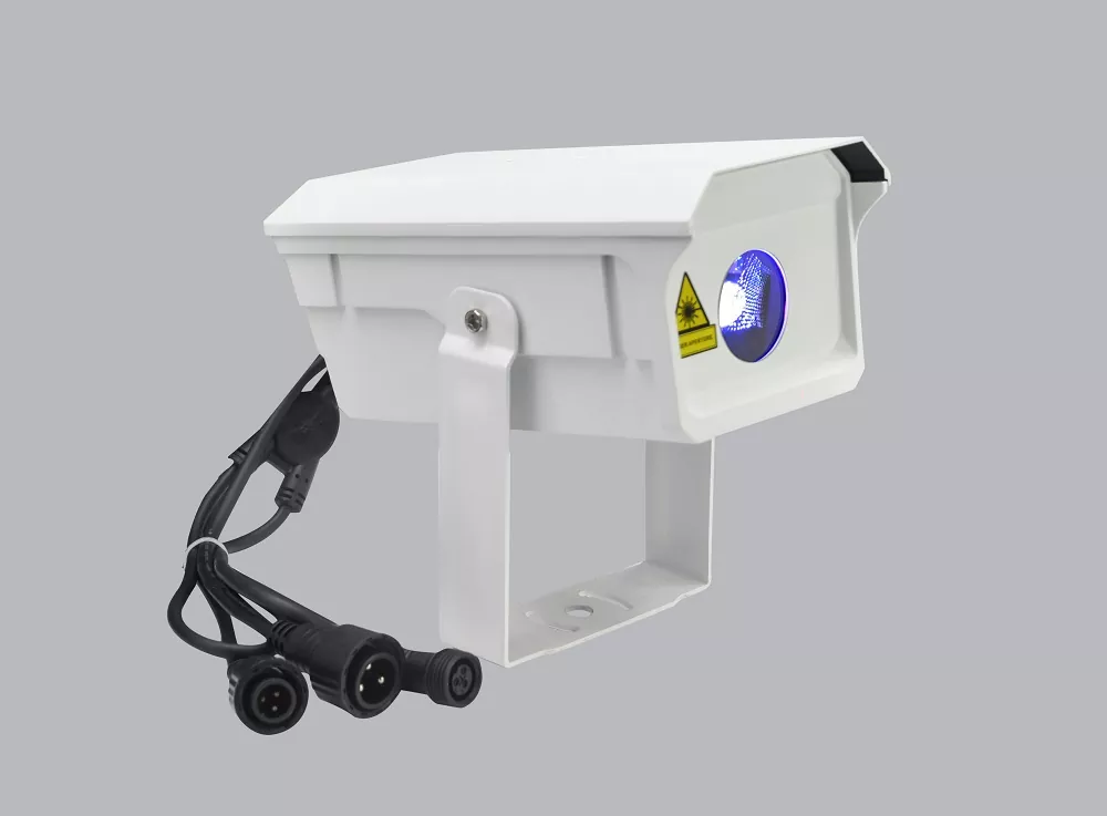 2W Seven-color Sky Star Laser IP65 DMX Auto Manual Master-Slave 10000+ Hours Lifespan 100-250V 20W Red Green Blue Yellow Pink Cyan White Twinkling Star Laser for Indoor Outdoor Light Landscape Lighting Park Square Scenic Shows