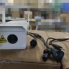 详情 (1) Laser projector LED setting‑panel for mode and DMX‑address parameter adjustment