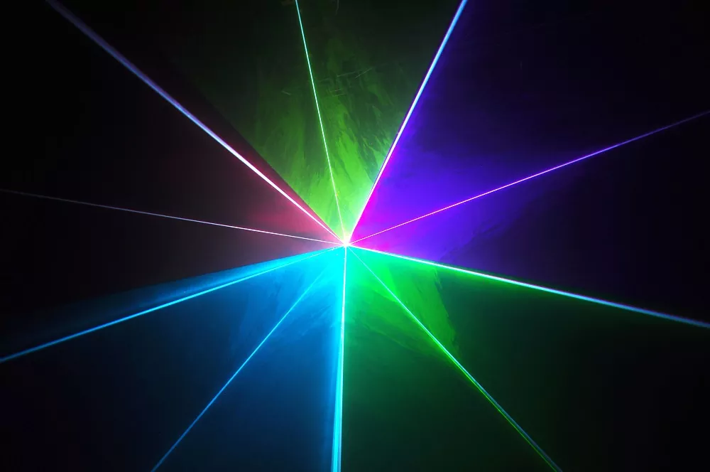 2/3W RGB Animation Laser Projector Linear Brightness Adjust Color LCD TF Card DB25 RJ45 Interface Auto Shutter Single Beam Protection Wide Temp Indoor Outdoor Fixture DMX ILDA Sound Auto Master-Slave Full Safety Stage Light for Disco Bar Large Shows Professional Stage Equipment