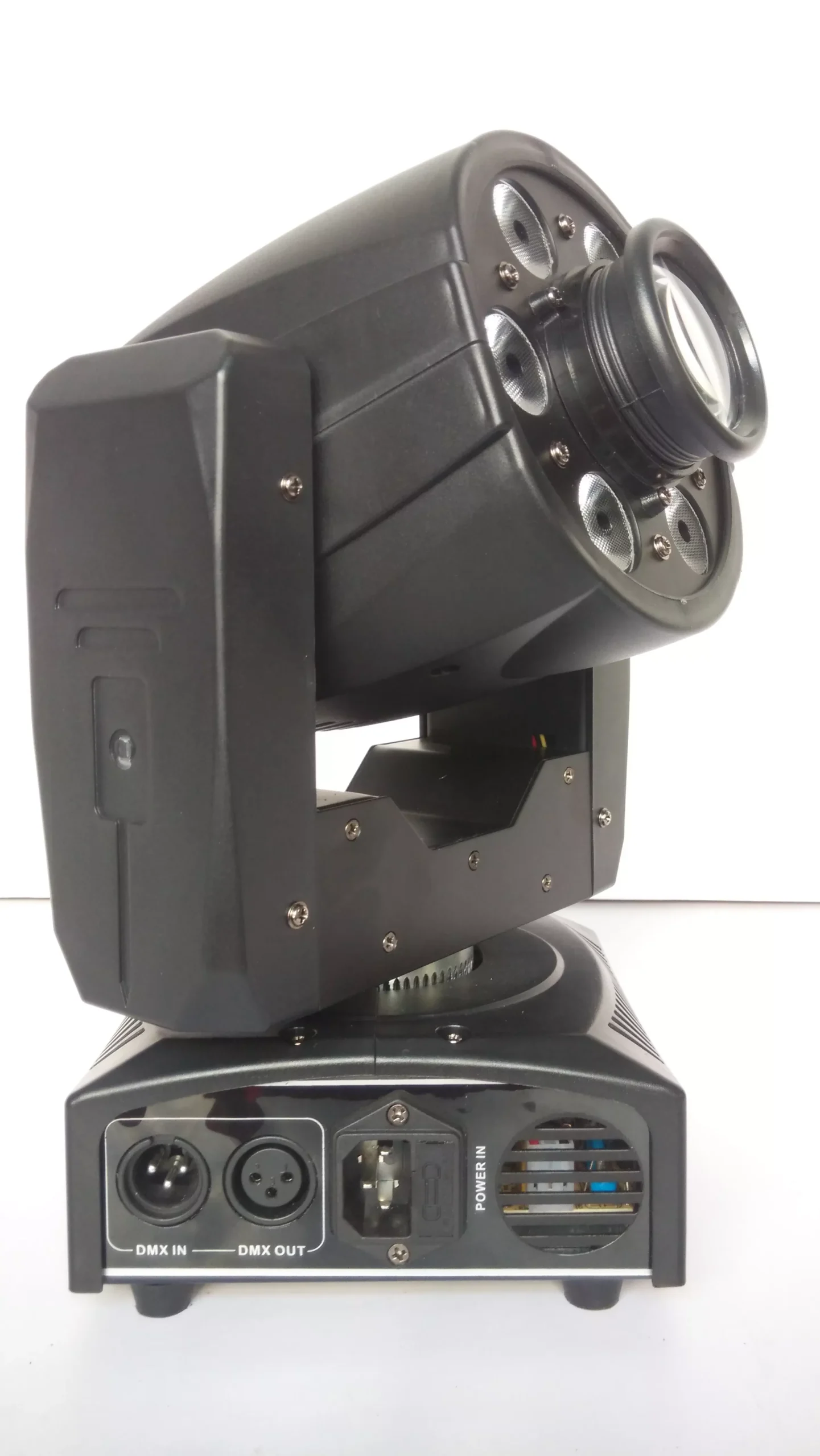 详情 (2) Dual Function Spot Wash Moving Head 75W+9*12W 6in1 LED 16bit Prism Electronic Focus LCD Stage Light Mini 30W Indoor Performance Lamp for Banquet Show Wedding Disco Party KTV Entertainment Venue