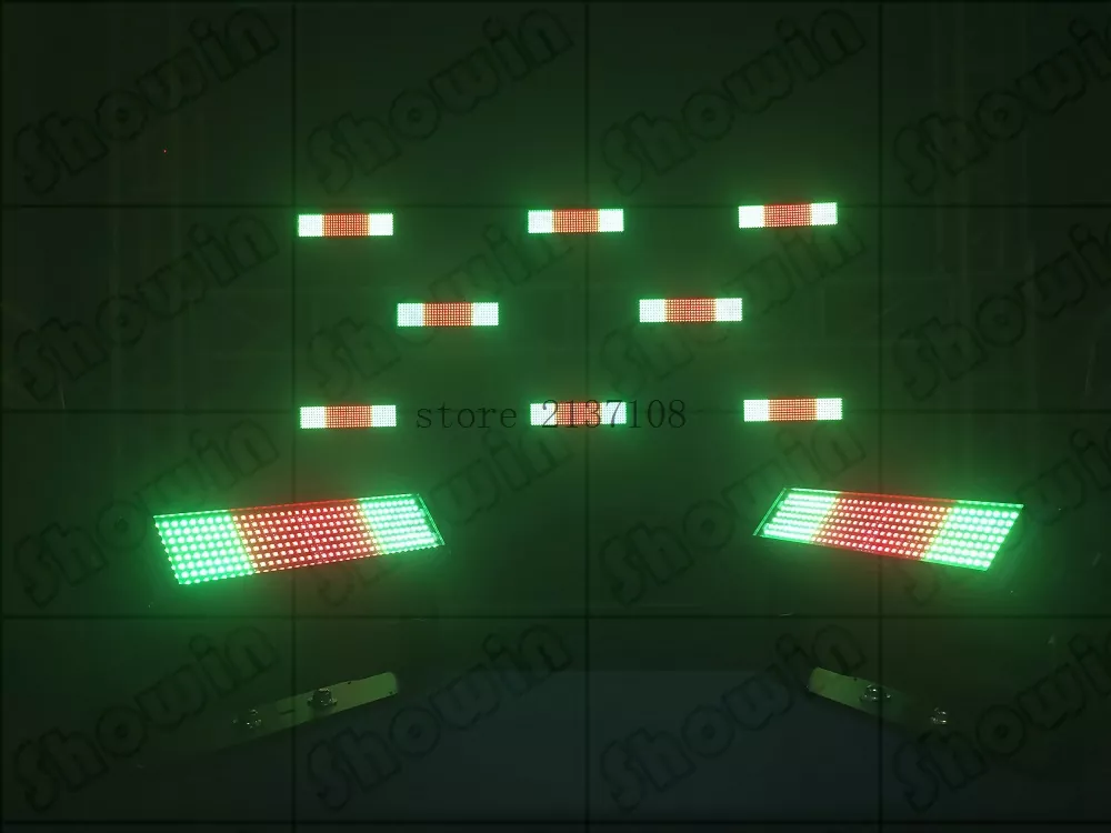288PCS RGB Waterproof Seg Strobe Light 105W DMX 120° Wide Beam OLED Screen Outdoor Stage Fixture Individual Segmented Pixel Control 20000H Long Lifespan Sync Equipment Outdoor Event Landscape Performance Light for Ceremony City Square Evening Gala Stage