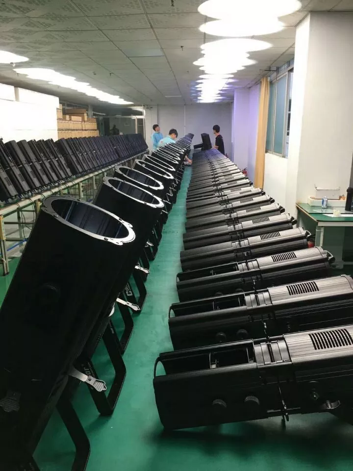 详情 (9) 200W 300W COB Nichia LED Profile Spot Single CW WW 2IN1 RGBW 4IN1 Manual/Auto Zoom 15-38Deg Ra≥90 Flicker Free DMX Master-Slave IP20 Noiseless Pccooler Cooling Spotlight Stage Lighting Fixture Indoor Performance Equipment for Theatre Wedding Broadcast Commercial Lighting