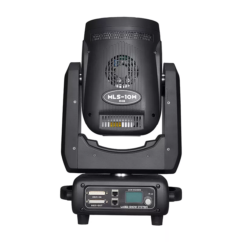 10W RGB Moving Head Laser Light 9*20W RGBW Wash LED 300W AC110-220V 30CH DMX ILDA 30KPPS 256 Animation Patterns Stage Fixture Fan Cooling Laser Protect Equipment Bar Club Concert Unit for Live Band Concert Nightclub Music Festival Disco Lounge Performance Lighting Effect
