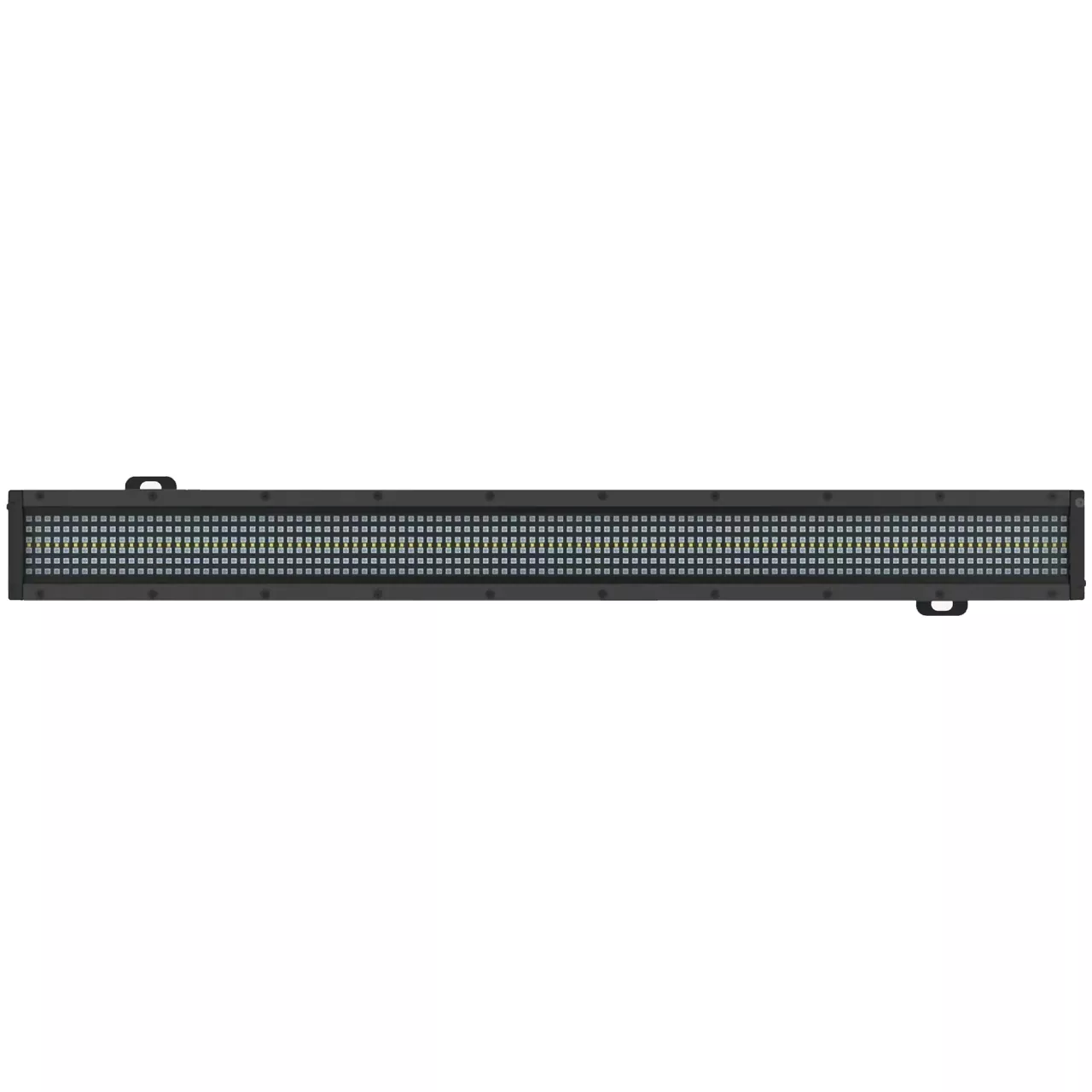 IP67 Waterproof Long Strobe Bar Light 250W AC100-240V 672RGB 112White LEDs 16Bit Dimming Multi DMX RDM Chasing Fog Effect Fixture Lightweight Linkable Power Signal Daisy Chain Stage Atmosphere Unit for Outdoor Plaza Light Show Waterfront Light Event Lawn Mall Decoration Live Streaming Background Festival Stage Tunnel Scenic Lighting