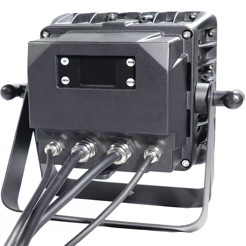 2 160W IP65 Waterproof RGBW LED Par Light 16*10W 40*0.5W Aux AC100-240V 8/18/137 DMX 2800-8500K 15/25/40° Beam Frost Stage Fixture Indoor Outdoor Universal Stage Lamp Wash Equipment Professional Event Performance Lighting Unit for Cinema Fiesta Farm Harvest Celebration Wedding Party Events Decoration