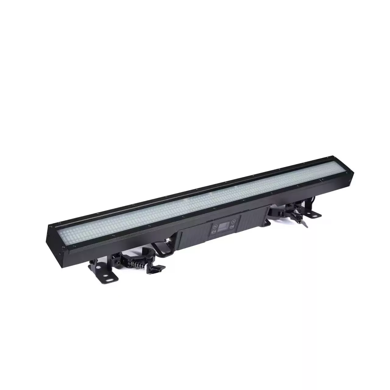 2 (2) IP67 Waterproof Long Strobe Bar Light 250W AC100-240V 672RGB 112White LEDs 16Bit Dimming Multi DMX RDM Chasing Fog Effect Fixture Lightweight Linkable Power Signal Daisy Chain Stage Atmosphere Unit for Outdoor Plaza Light Show Waterfront Light Event Lawn Mall Decoration Live Streaming Background Festival Stage Tunnel Scenic Lighting