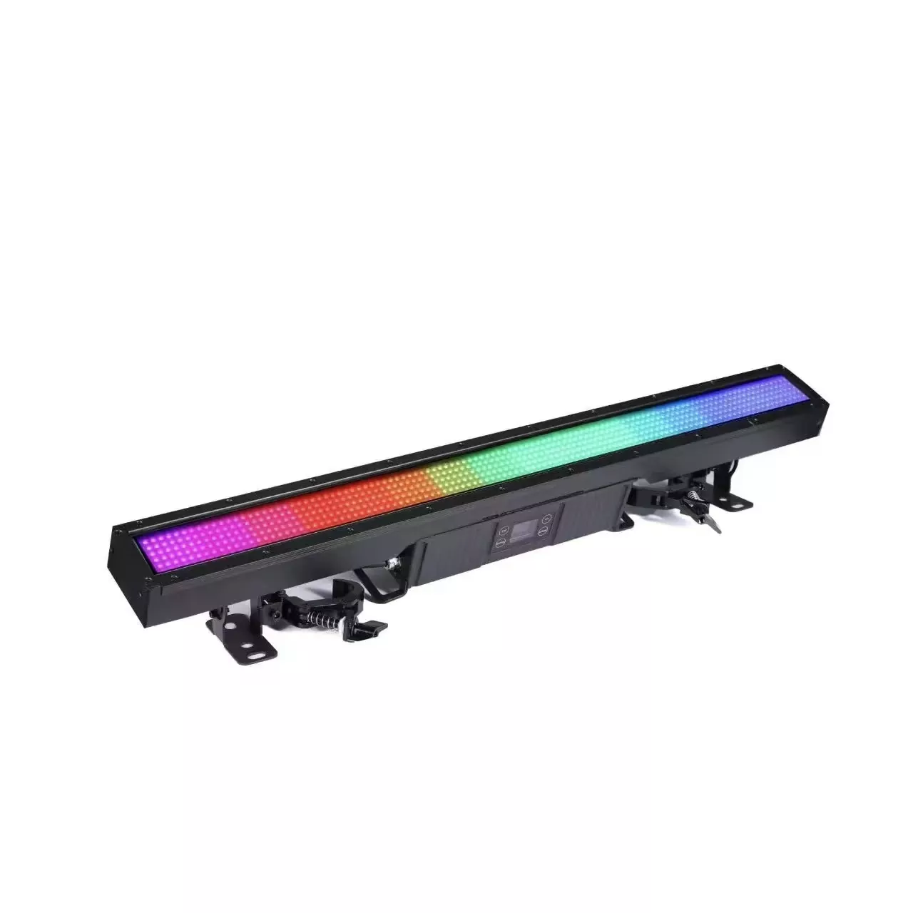 2 (4) IP67 Waterproof Long Strobe Bar Light 250W AC100-240V 672RGB 112White LEDs 16Bit Dimming Multi DMX RDM Chasing Fog Effect Fixture Lightweight Linkable Power Signal Daisy Chain Stage Atmosphere Unit for Outdoor Plaza Light Show Waterfront Light Event Lawn Mall Decoration Live Streaming Background Festival Stage Tunnel Scenic Lighting