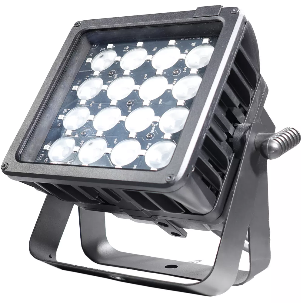 3 160W IP65 Waterproof RGBW LED Par Light 16*10W AC100-240V 7/17/136 DMX 2800-8500K 15/25/40° Beam Stage Fixture Outdoor Wash Equipment Universal Stage Lamp Professional Event Performance Lighting Unit for Evening Show Lakeside Music Performance Park Llight Exhibition Booth
