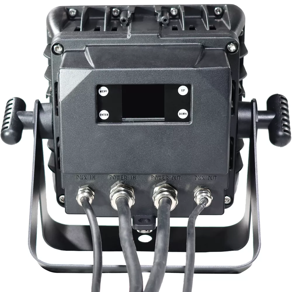 4 160W IP65 Waterproof RGBW LED Par Light 16*10W 40*0.5W Aux AC100-240V 8/18/137 DMX 2800-8500K 15/25/40° Beam Frost Stage Fixture Indoor Outdoor Universal Stage Lamp Wash Equipment Professional Event Performance Lighting Unit for Cinema Fiesta Farm Harvest Celebration Wedding Party Events Decoration