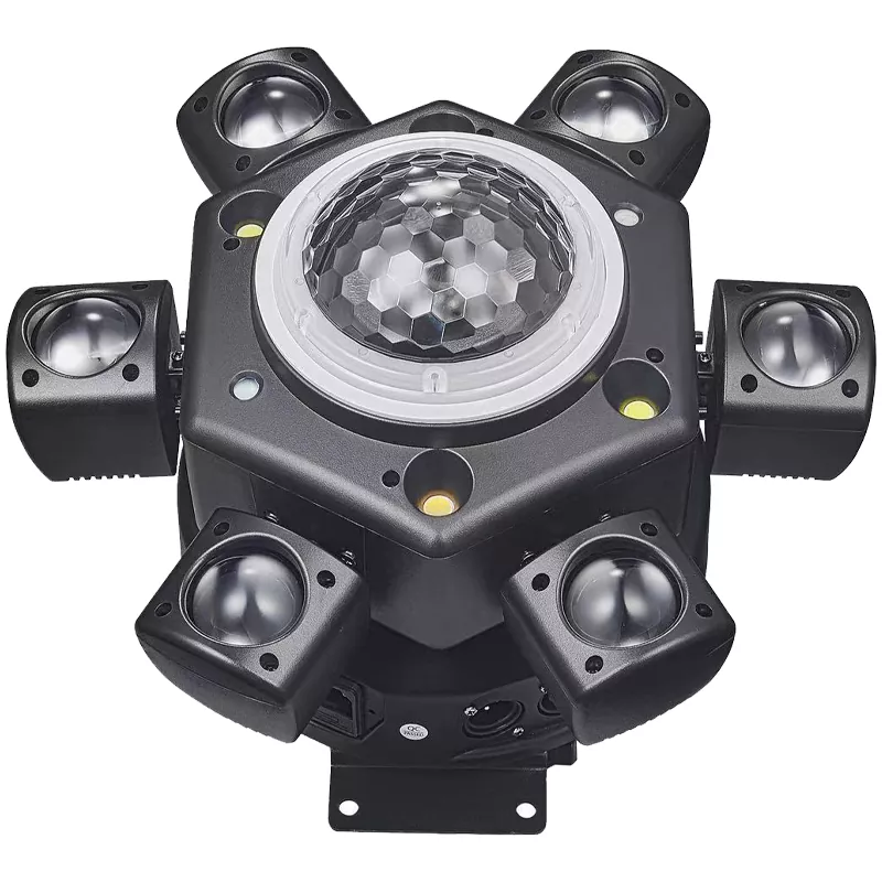 5 six‑arm kaleidoscope multi‑effect moving‑head light