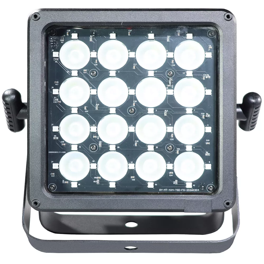 5 160W IP65 Waterproof RGBW LED Par Light 16*10W AC100-240V 7/17/136 DMX 2800-8500K 15/25/40° Beam Stage Fixture Outdoor Wash Equipment Universal Stage Lamp Professional Event Performance Lighting Unit for Evening Show Lakeside Music Performance Park Llight Exhibition Booth