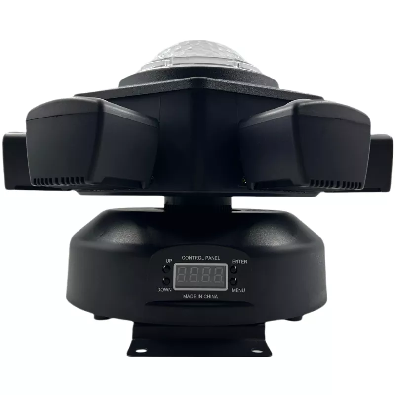 six‑arm kaleidoscope moving head light