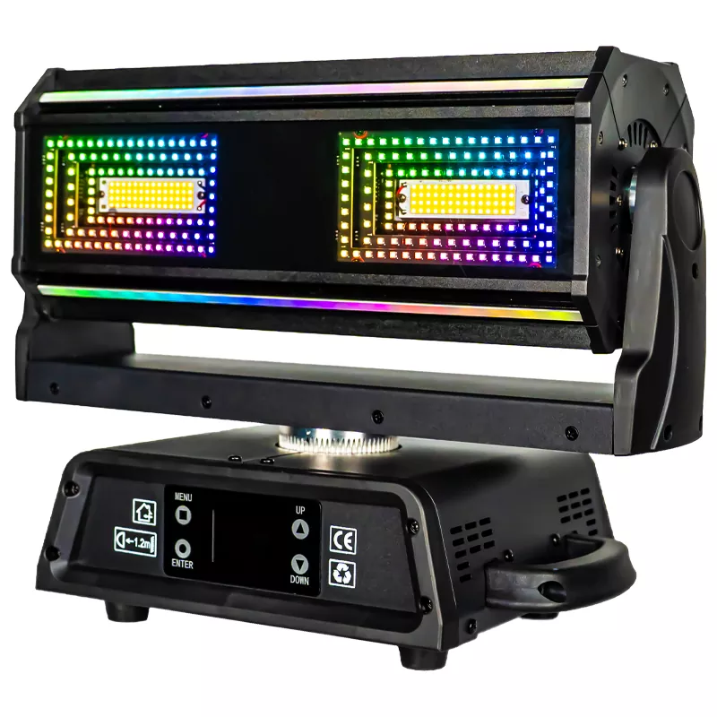 1 Mini Golden Dragon 800W Moving Head Light AC100-240V RDM Multi 26-158CH 16Bit XY 540° Infinite Rot Beam Strobe Retro RGB Wash Strip Stage Fixture Multi-Layer 5W Golden Beam Arrow Strobe Vintage Ring Sync Lamp Pixel Light Performance Unit for Nightclub Main Stage Live Music Banquet Wedding Show Bar Party Reception Rental Project