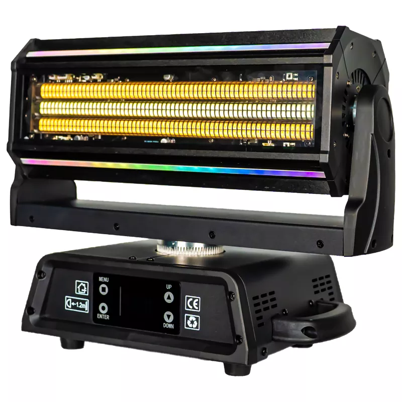 2 Mini Golden Dragon 800W Moving Head Light AC100-240V RDM Multi 26-158CH 16Bit XY 540° Infinite Rot Beam Strobe Retro RGB Wash Strip Stage Fixture Multi-Layer 5W Golden Beam Arrow Strobe Vintage Ring Sync Lamp Pixel Light Performance Unit for Nightclub Main Stage Live Music Banquet Wedding Show Bar Party Reception Rental Project