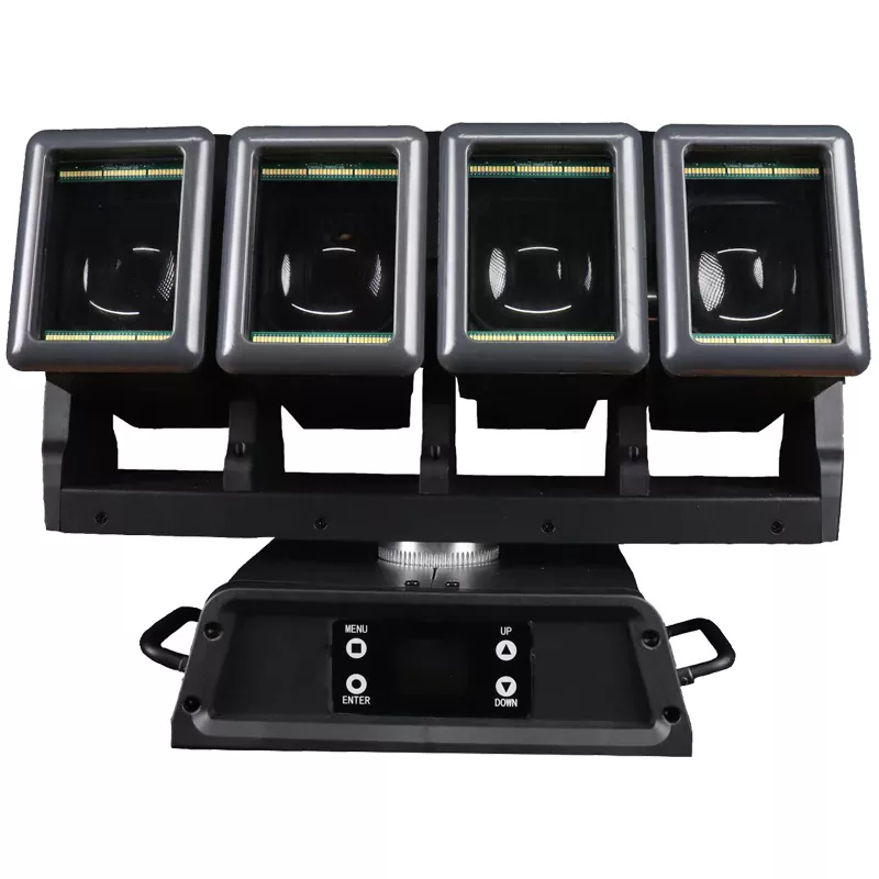 3 Golden Python 4 Head Moving Head Light 350W AC100-240V RDM 28-137CH 4.3-16° Zoom CTO RGB Warm Cold Aux Wash Beam Stage Fixture 0-100% Linear Dimming Equipment Multi Pixel Effect Professional Performance Unit for Live Band Concert Nightclub Fashion Show Performance Stage Rental Church Project