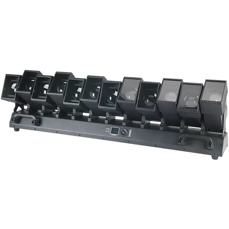 4 12‑head pixel‑swing led moving‑bar light