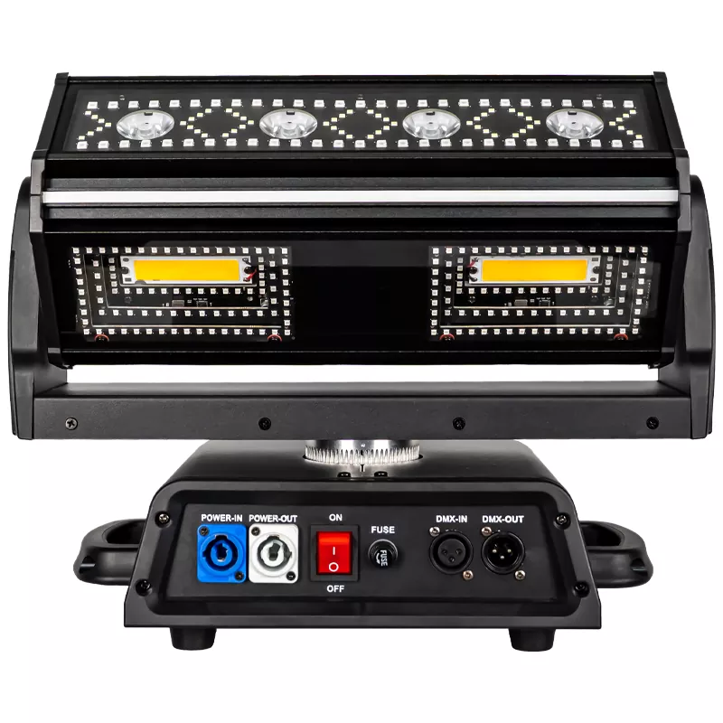 5 Mini Golden Dragon 800W Moving Head Light AC100-240V RDM Multi 26-158CH 16Bit XY 540° Infinite Rot Beam Strobe Retro RGB Wash Strip Stage Fixture Multi-Layer 5W Golden Beam Arrow Strobe Vintage Ring Sync Lamp Pixel Light Performance Unit for Nightclub Main Stage Live Music Banquet Wedding Show Bar Party Reception Rental Project
